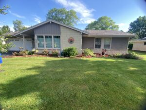 Red Mulch Landscaping