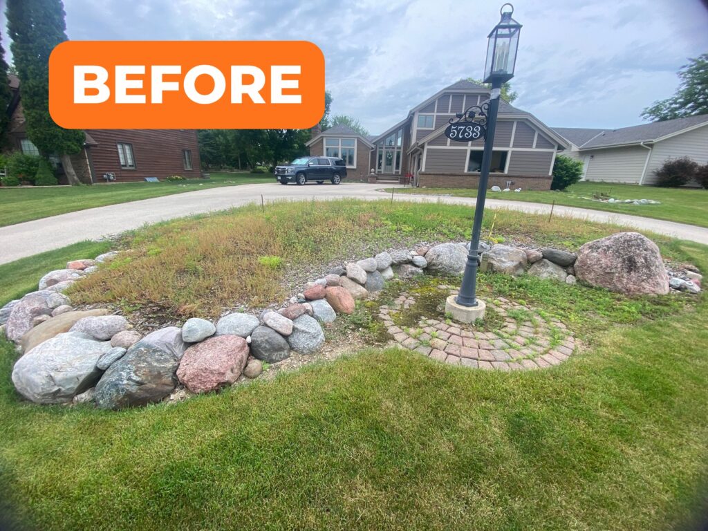 Woodchucker's Landscaping Garden Before